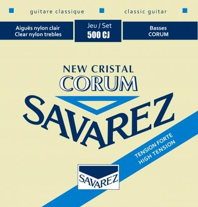 Cordas Savarez New Cristal Corum 500cj Violão Nylon Tensão Alta 