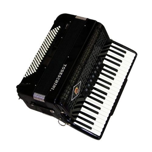 Acordeon Todeschini 41 Teclas e 120 Baixos Preto Com Bag Yw827 