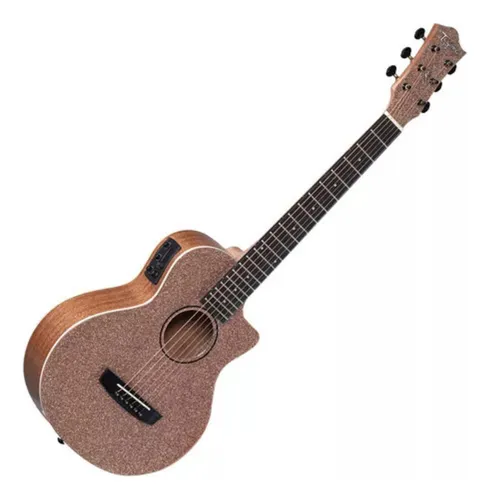 Violao Artistic Cutaway eq Aço All Sapele Safir Gold Sparkle 