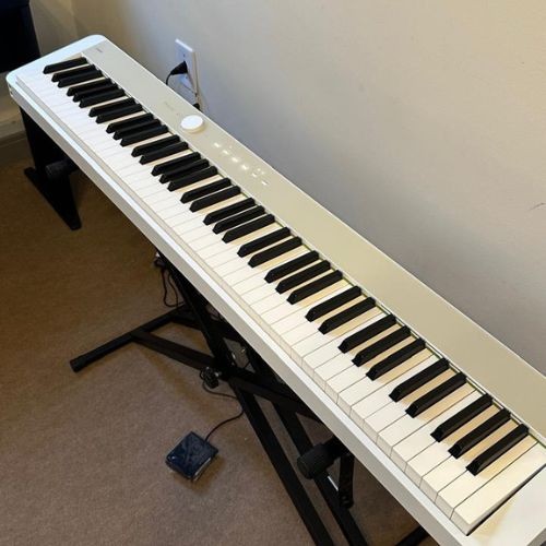 Piano Digital Casio Px-s1100 Linha Privia Mellow Beige c/ Fonte e Pedal de Sustain 
