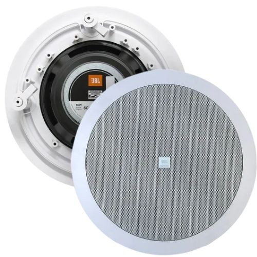 Par Arandela Jbl 6co2r 6" 50w Rms Som Ambiente Branca 