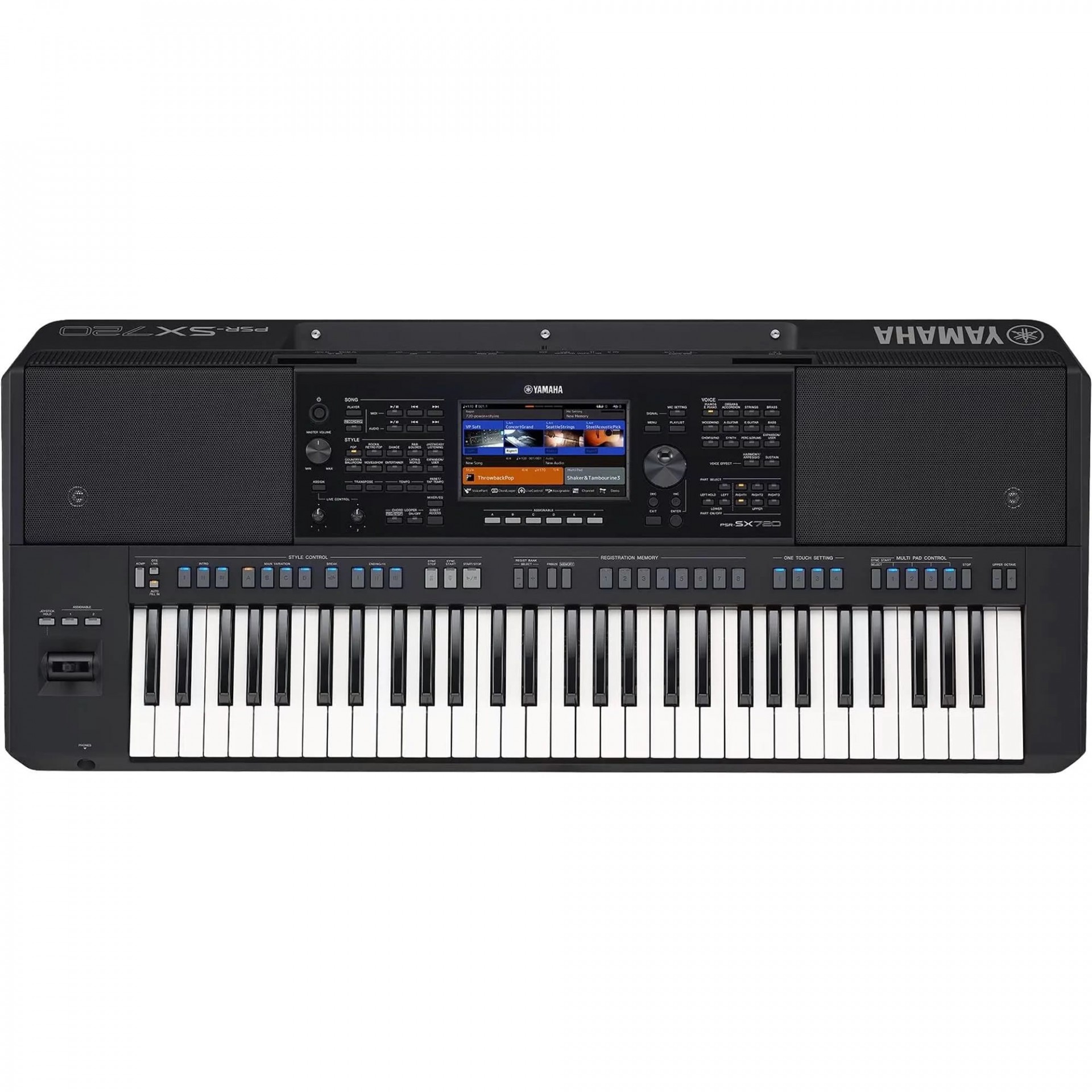 Teclado Yamaha Psr-sx720 Arranjador Preto 