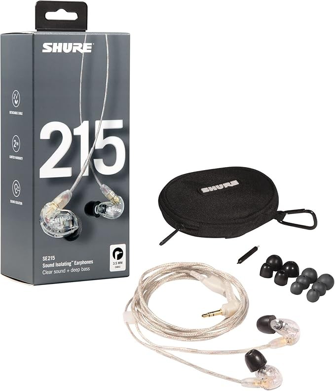 Fone de Ouvido Profissional In-ear Shure Se215 