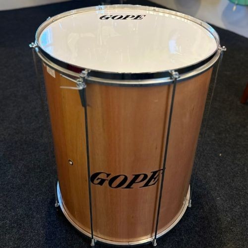 Surdo Gope Madeira 18"x60cm Aro Cromado 8 Afinações Bme6018cr 