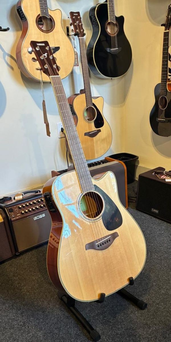 Violão Yamaha Fgx-820c Natural Folk 