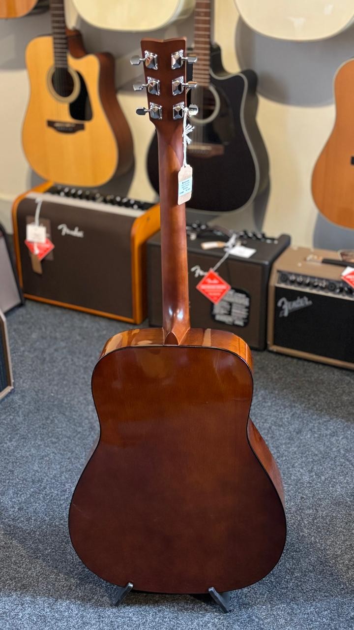 Violão Acústico Yamaha F310 Brown Sunburst Tabacco Diapasão Correia Capotraste Encordoador Corda 