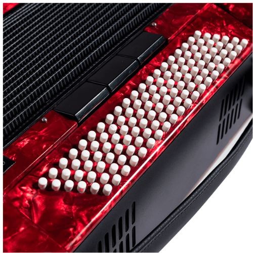 Acordeon Todeschini 41 Teclas e 120 Baixos Vermelho Com Bag Yw827 