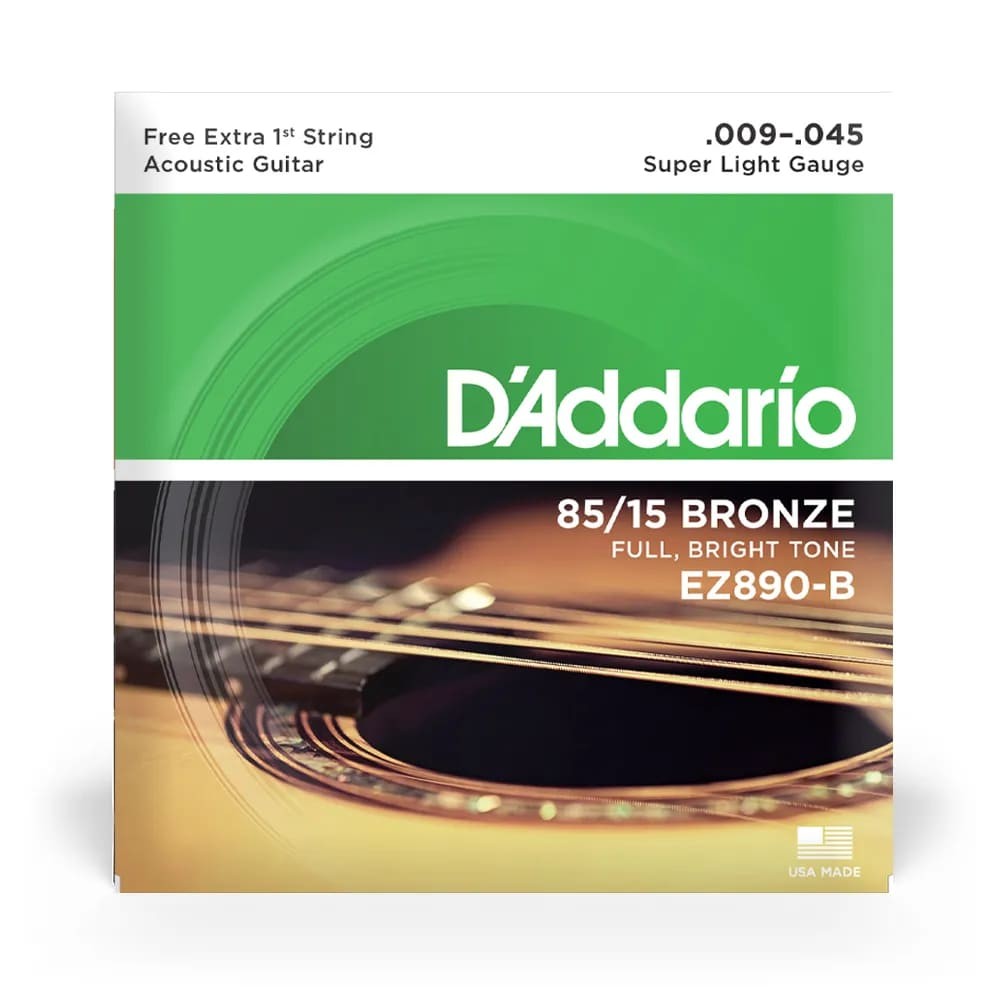 Encordoamento Violão Aço Ez890-b+pl009 