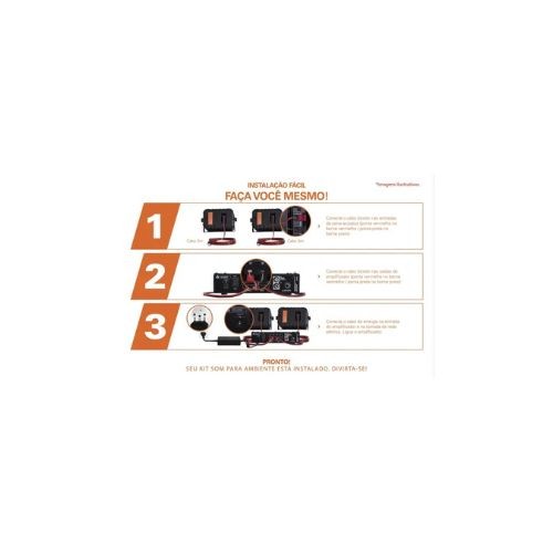 Kit Som Ambiente Hayonik Ambience 2000 od v2 Preto 200w Bluetooth Usb fm óptico 