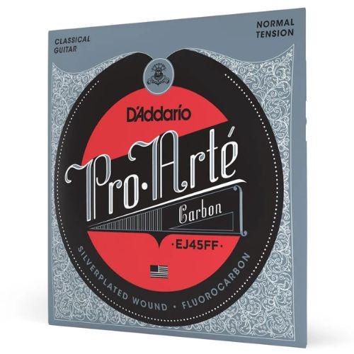 Encordoamento Violão Nylon D’addario Ej45ff Pro-arté Carbon Tensão Normal 