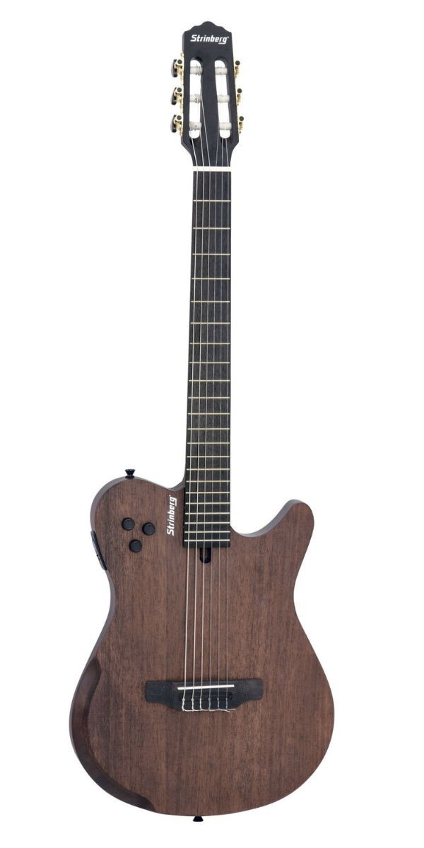 Violão Strinberg Soul Ssc60 Mgs Nylon Elétrico Semi-sólido Cutaway Com Bag 