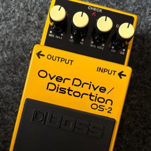 Pedal de Drive e Distorção Boss Os-2 Overdrive Distortion 