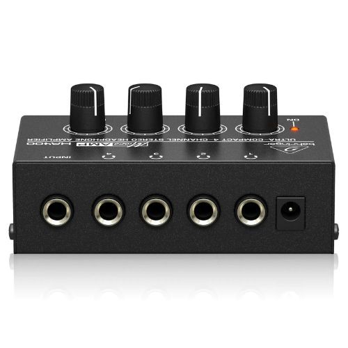 Amplificador de Fone Behringer Ha400 Powerplay 4 Canais Para Estúdio 
