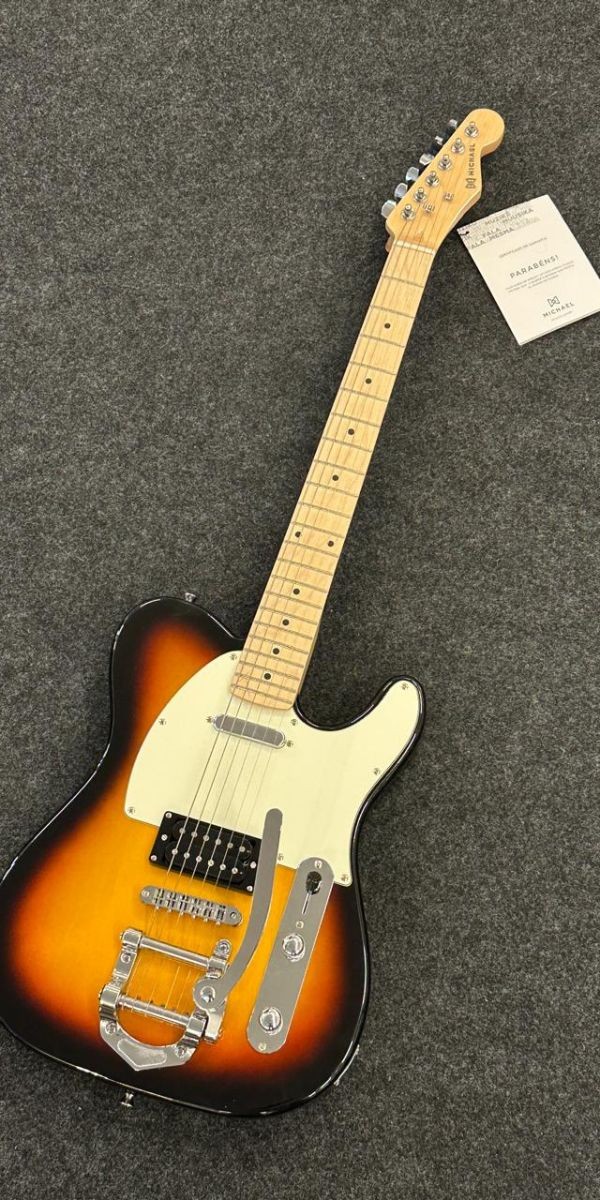 Guitarra Michael Gmt420 tl Pulse Black Sunburst 