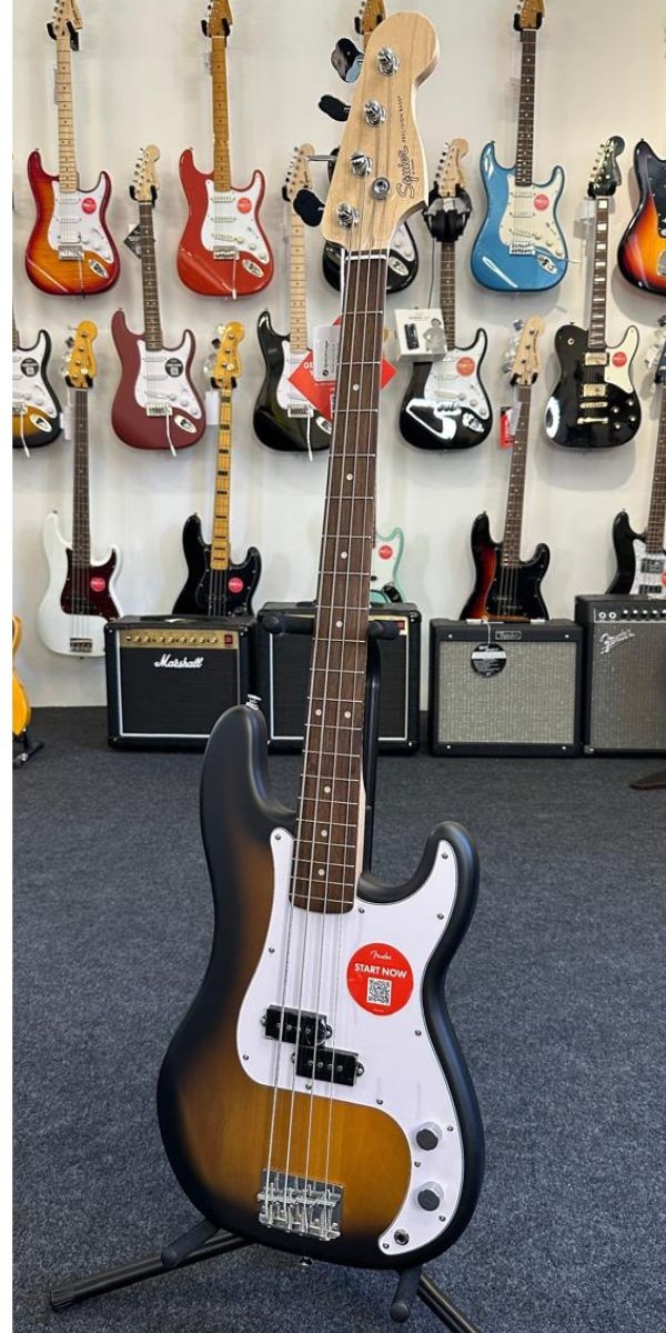 Baixo Fender Squier Debut Collection Precision Bass 4 Cordas Laurel 2-color Sunburst 