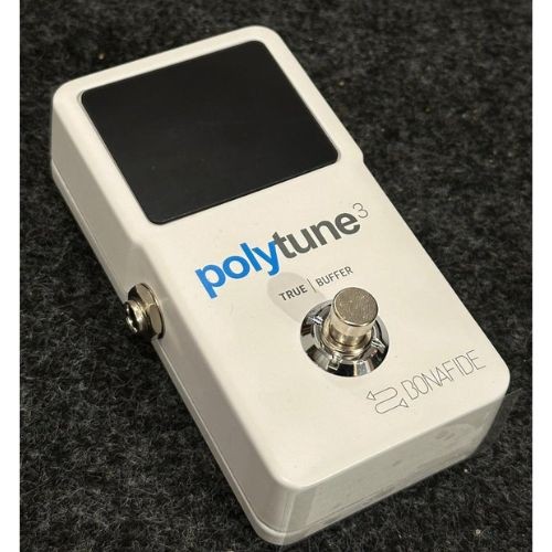 Pedal Afinador tc Electronic Polytune 3 Polifônico Com Buffer Bonafide Para Guitarra e Baixo 