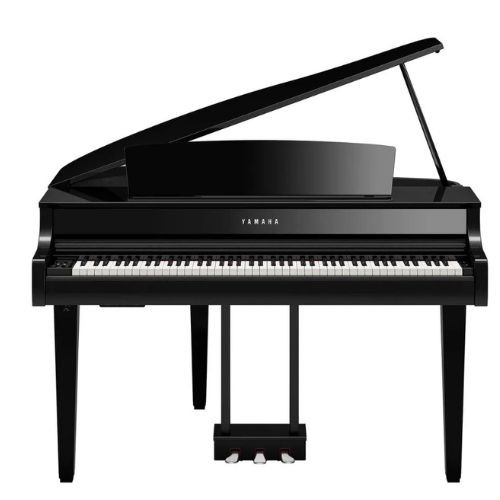 Yamaha Clavinova Clp-865gp Polished Ebony Piano Digital de Cauda 88 Teclas Grandtouch-s Com Bluetooth e Sons Cfx/bösendorfer 