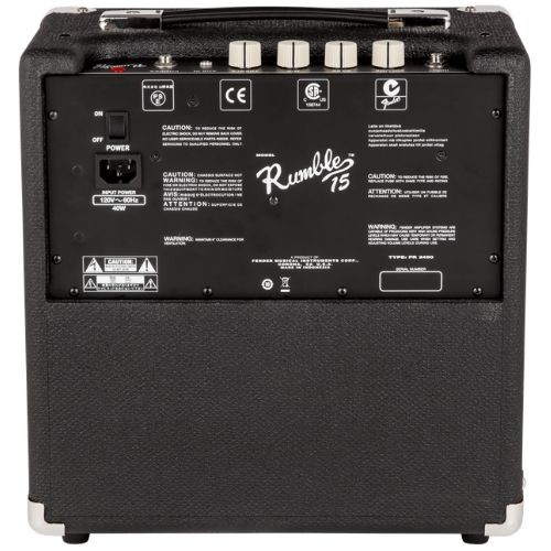 Amplificador Para Contrabaixo Fender Rumble 15 v3 15w 1x8 120v 