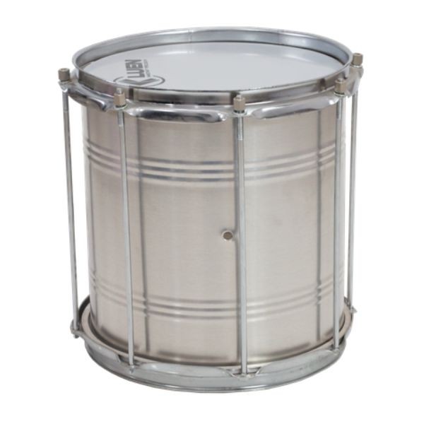 Repinique Luen 30x12" Alumínio 8 Afin Aro Chapa Cromada Pele Leitosa 27044 