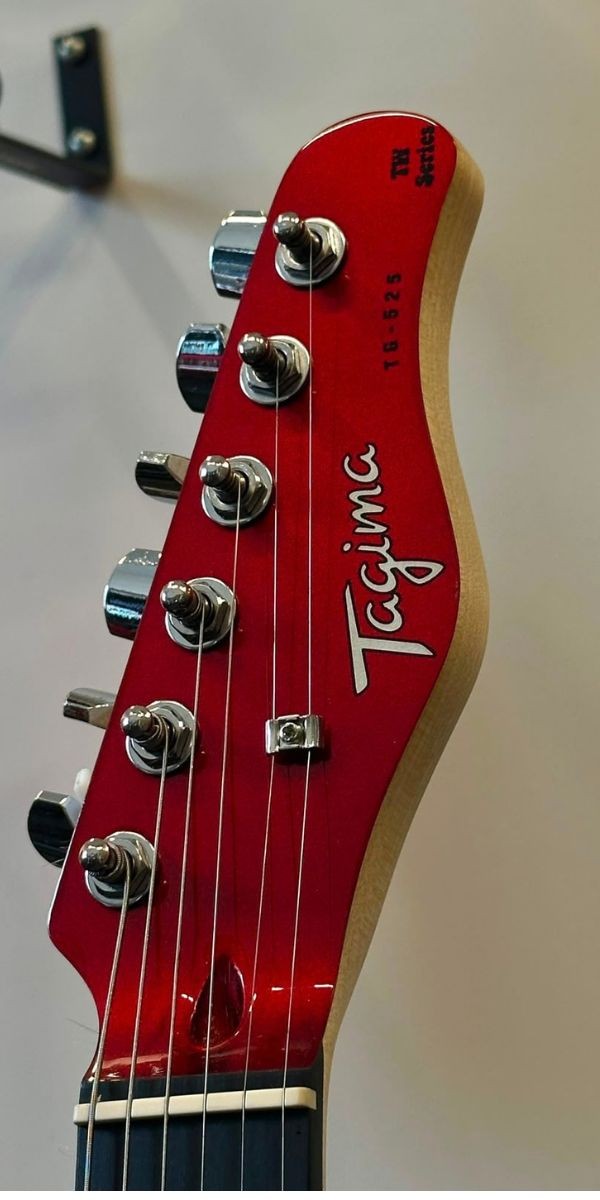 Guitarra Tagima Tg-525 hh Candy Apple Escudo Awh 