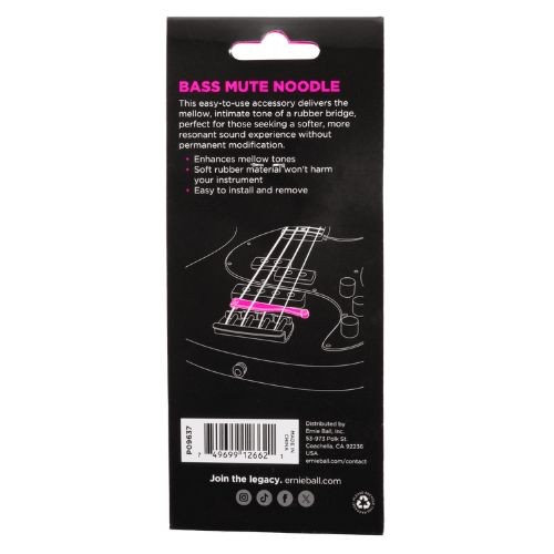 Abafador de Cordas Para Baixo Ernie Ball Mute Noodle P09637 