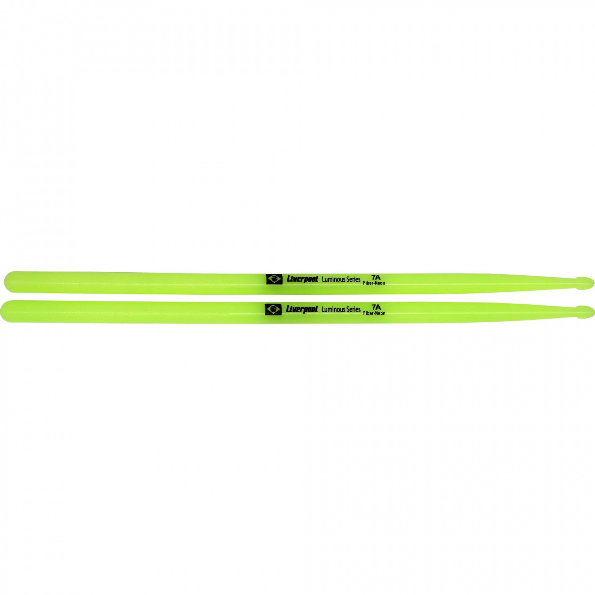 Baqueta Para Bateria Luminous Fiber Neon Verde 7a Liverpool 