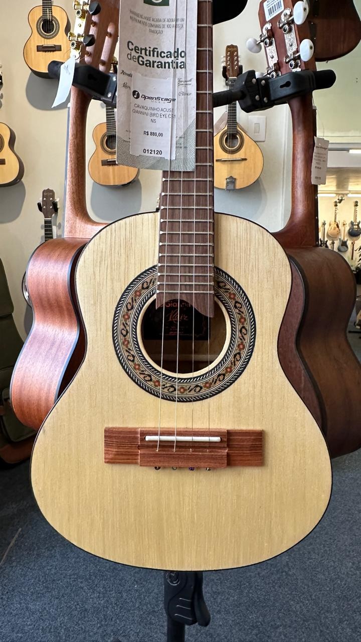 Cavaquinho Acústico Giannini Raiz Cs1 bd Eye ns (bird Eye)