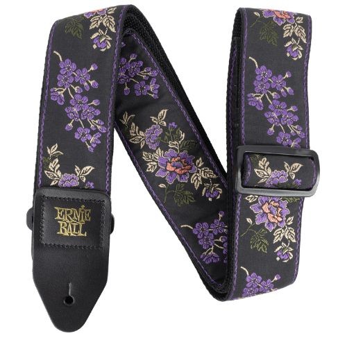Correia Ernie Ball Lavender Blossom Jacquard P05364 Para Guitarra e Baixo 