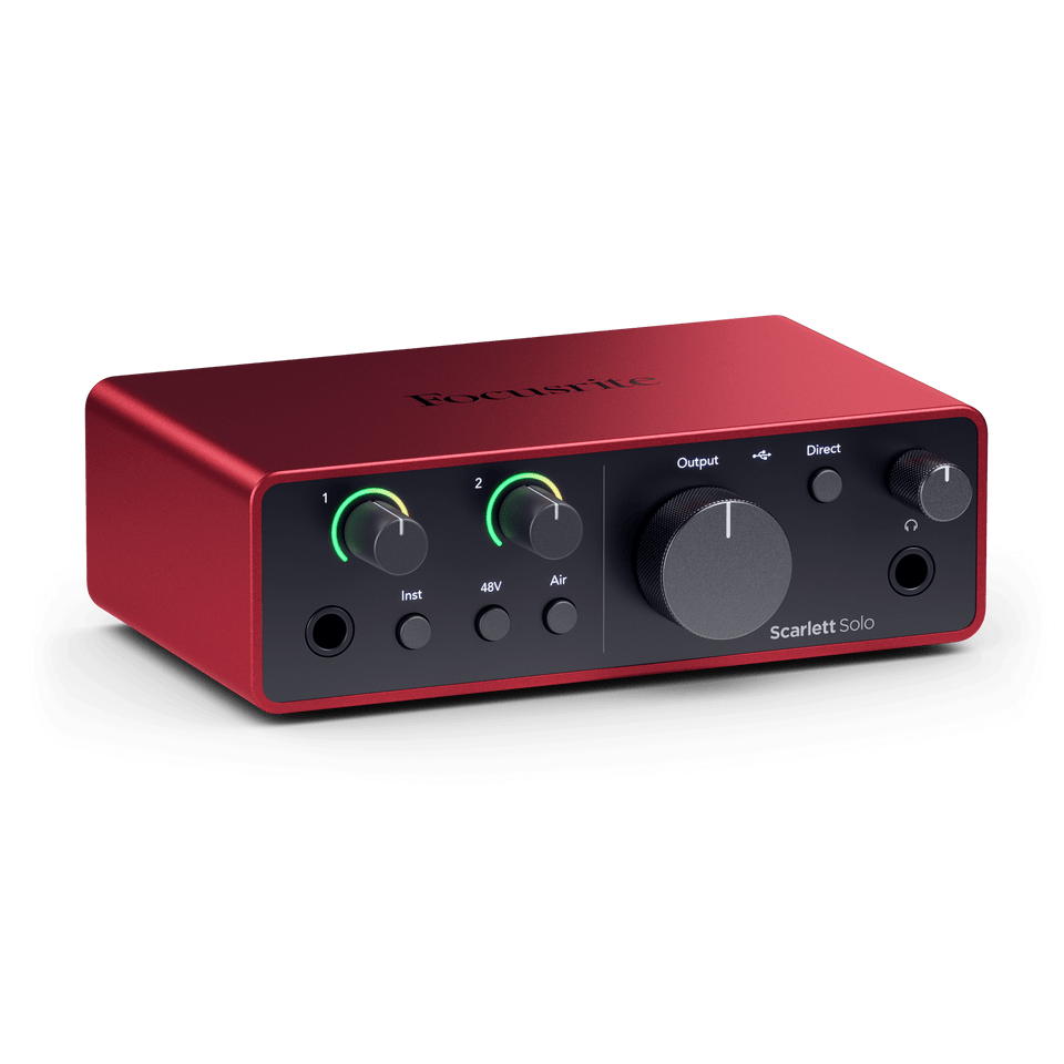 Interface de áudio Focusrite Scarlett Solo 4th Gen 