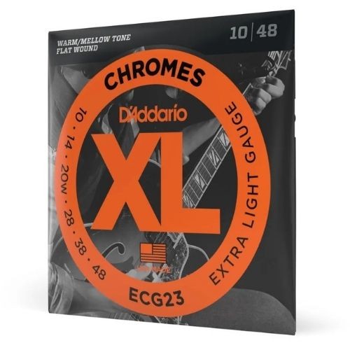 Encordoamento Para Guitarra 10-48 D'addario xl Chromes Ecg23 