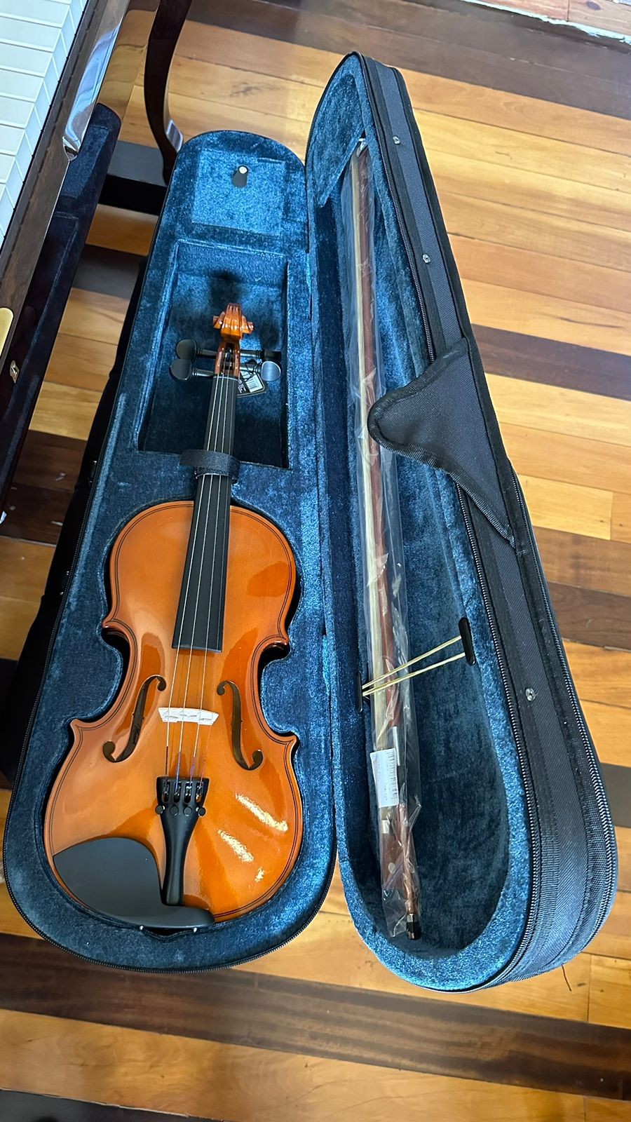 Violino 3/4 Vivace Mozart Mo-34 Com Case