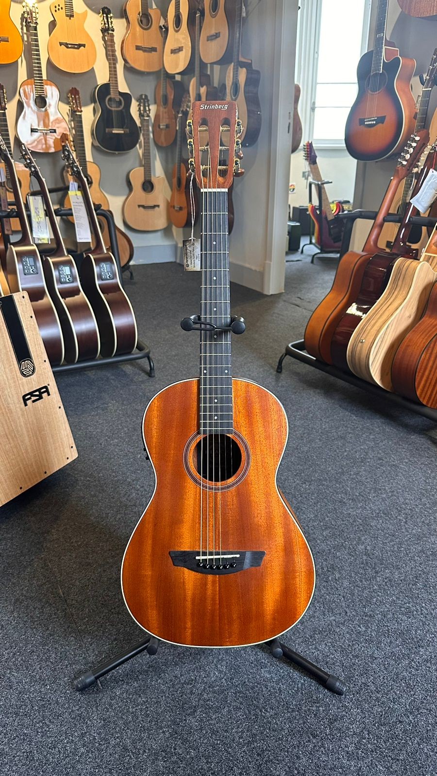 Violão Strinberg Sy200 Aço Eletroacústico Mahogany