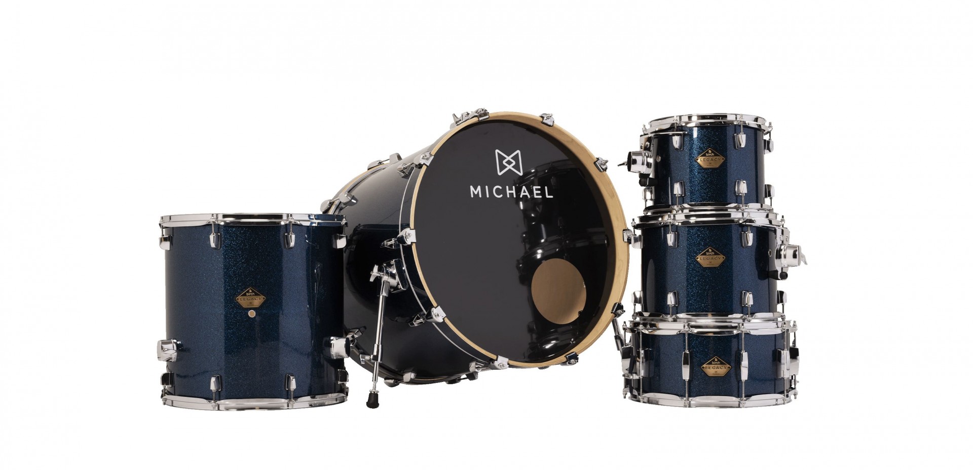 Bateria Michael Legacy Birch Dmb522 Bumbo 22" (shell Pack) 