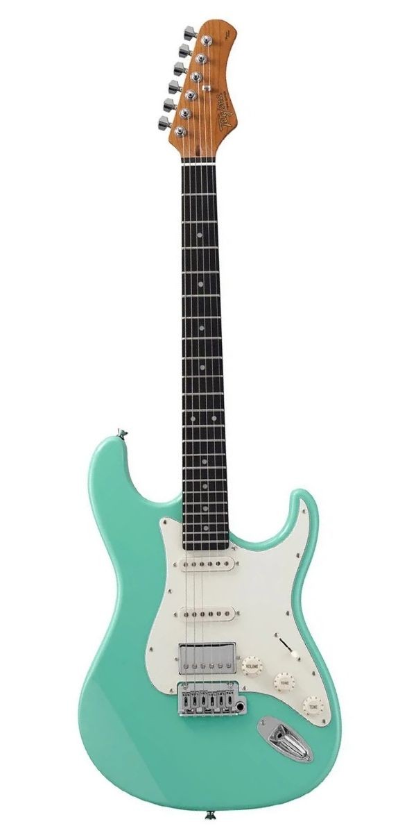 Guitarra Tagima T-640 Super Mstg Mystic Green Hss Alnico Escala Escura 