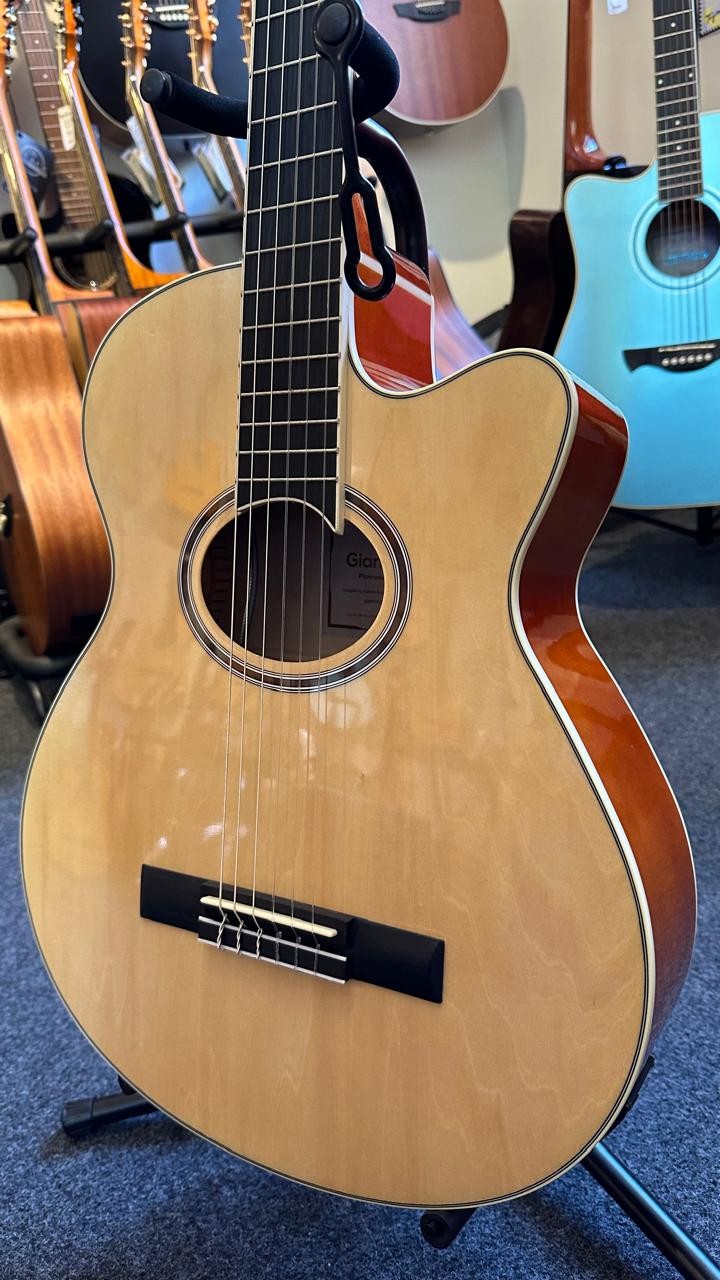 Violão Giannini Gnf-1d Nylon Eletroacústico Natural Gloss 