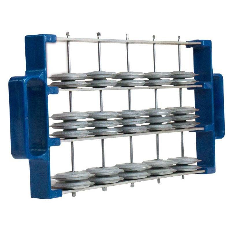 Ganza de Platinelas Luen Alumínio 36cm Azul 70 Platinelas 19027-az 