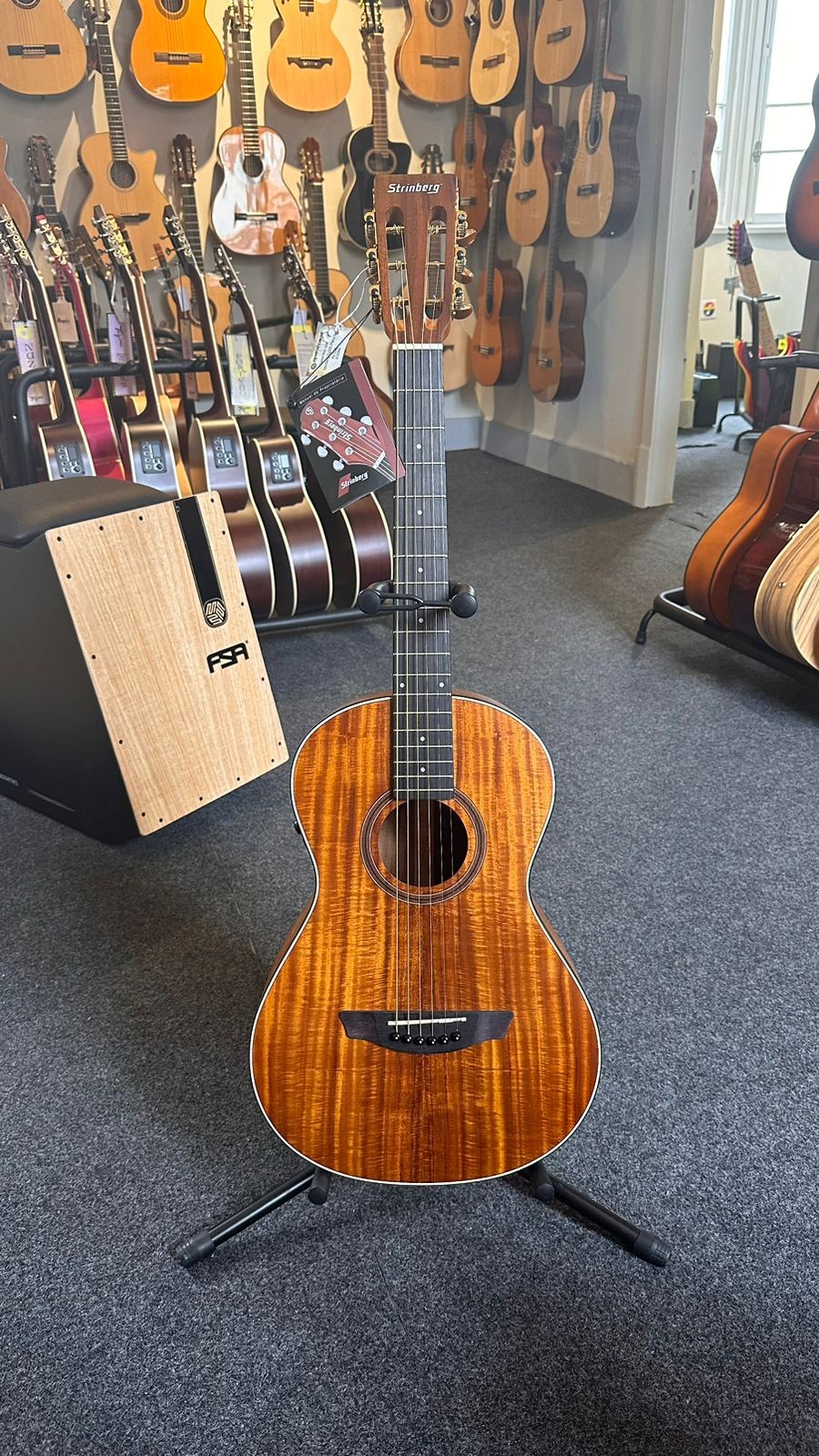 Violão Strinberg Sy300 Aço Eletroacústico Koa Satin