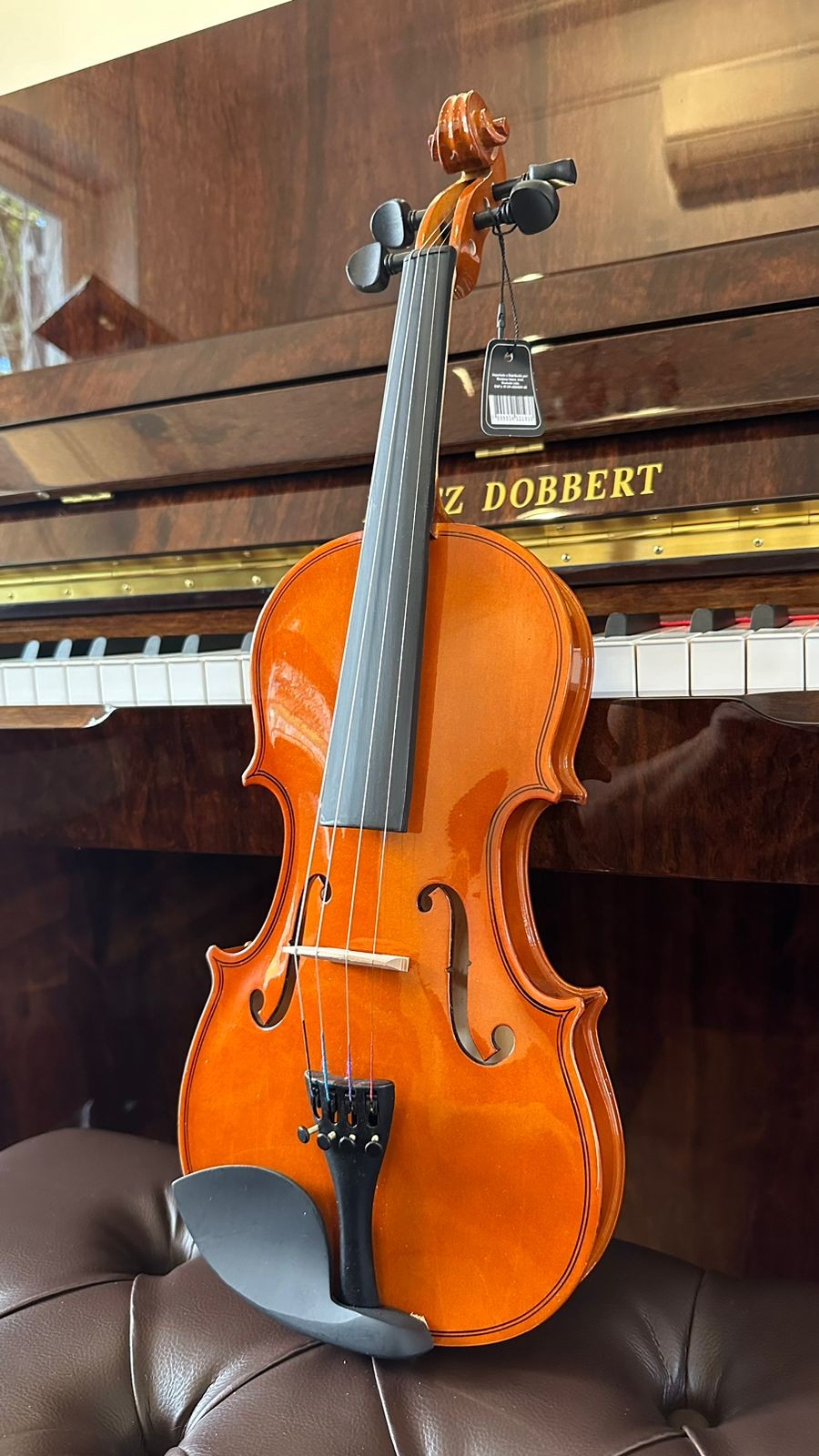 Violino 3/4 Vivace Mozart Mo-34 Com Case