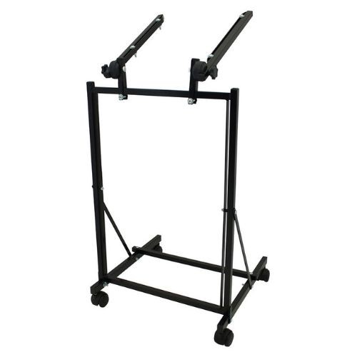 Rack Visão Musical Rk-g19 Grande Para Periféricos 19” Com Rodízios e Regulagem 
