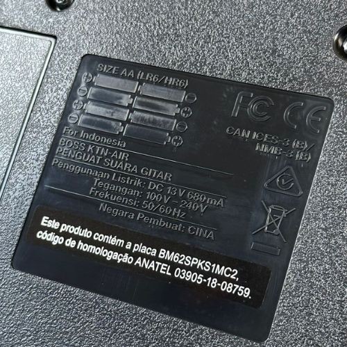 Amplificador Combo Boss Katana-air Sem Fio Bluetooth 30w Para Guitarra 
