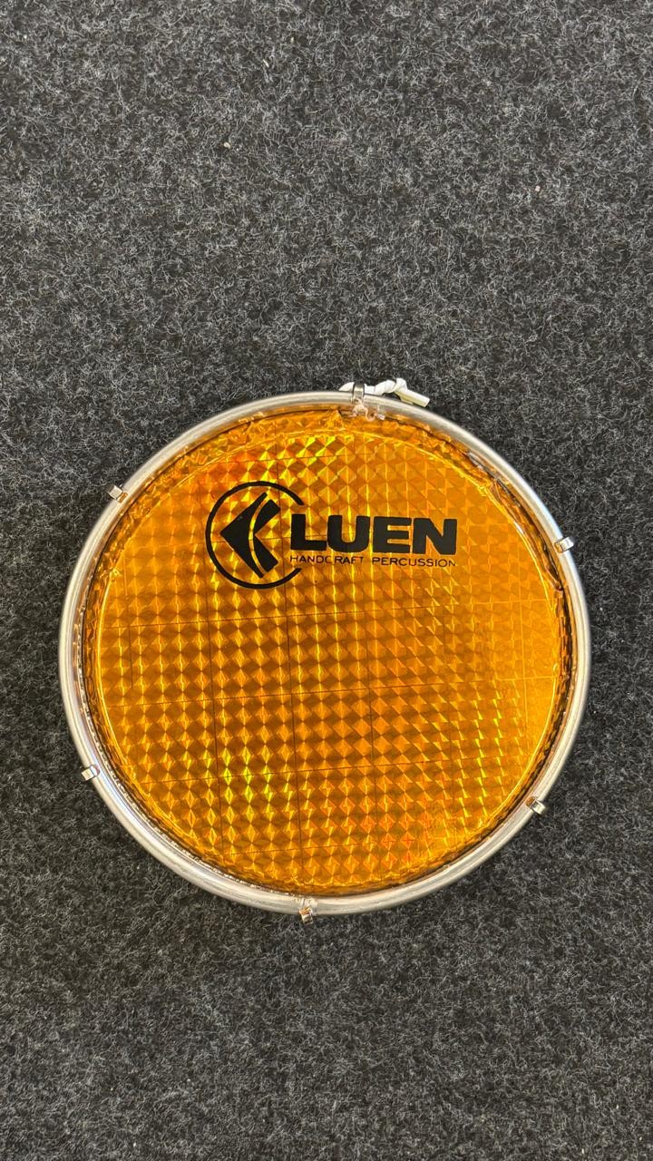 Tamborim 6" Abs Luen Pele Holografica Amarelo 