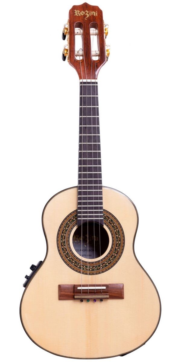 Cavaquinho Elétrico Rozini Rc07.fp2.n.j Profissional Jacarandá Fishman Presys ii 