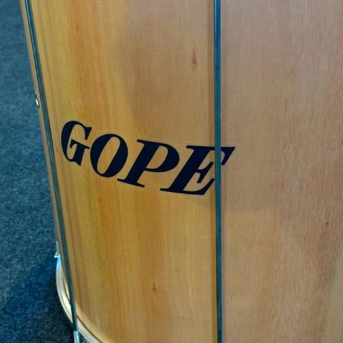 Surdo Gope Madeira 18"x60cm Aro Cromado 8 Afinações Bme6018cr 