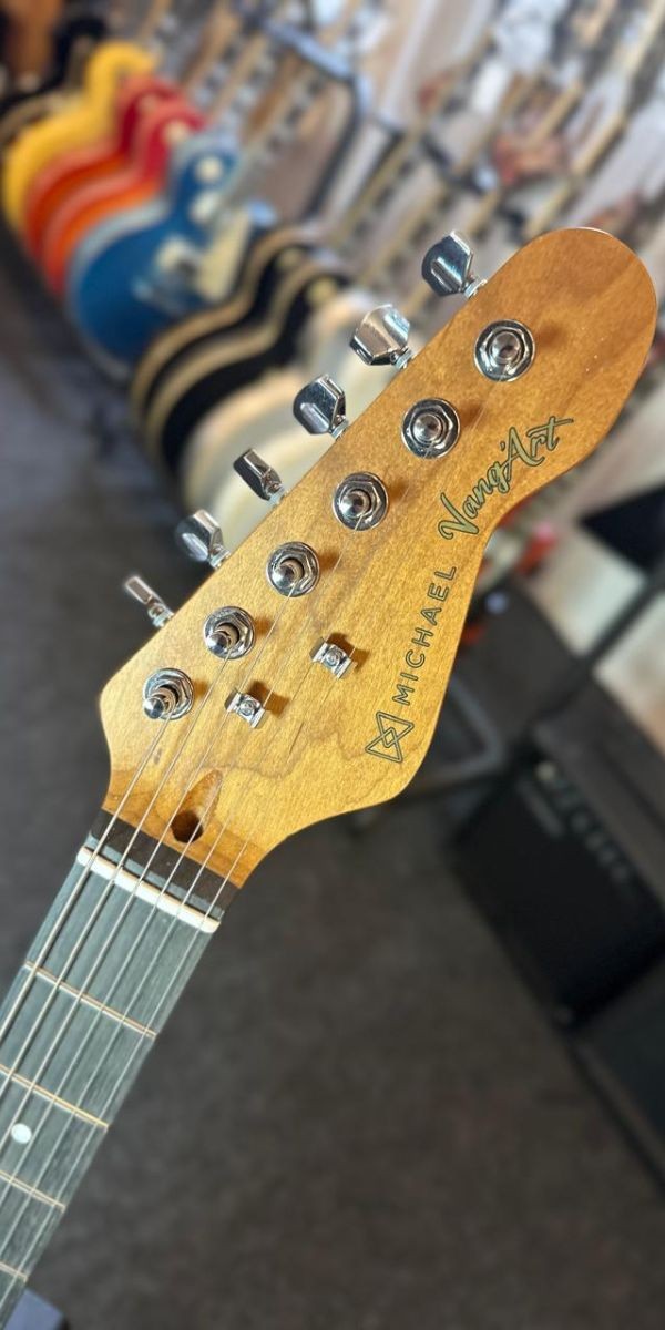 Guitarra Michael Vangart Gmv300 Mtg Hss Metallic Green 