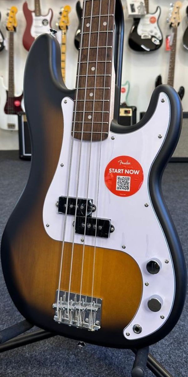 Baixo Fender Squier Debut Collection Precision Bass 4 Cordas Laurel 2-color Sunburst 