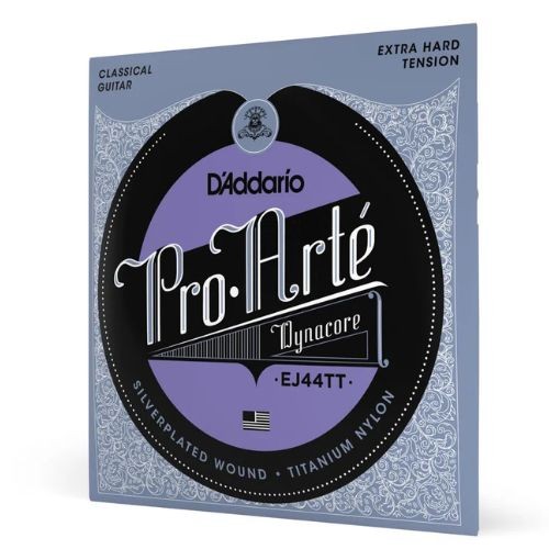 Encordoamento Violão Nylon D'addario Ej44tt Pro-arté Dynacore Titanium Tensão Extra Pesada 