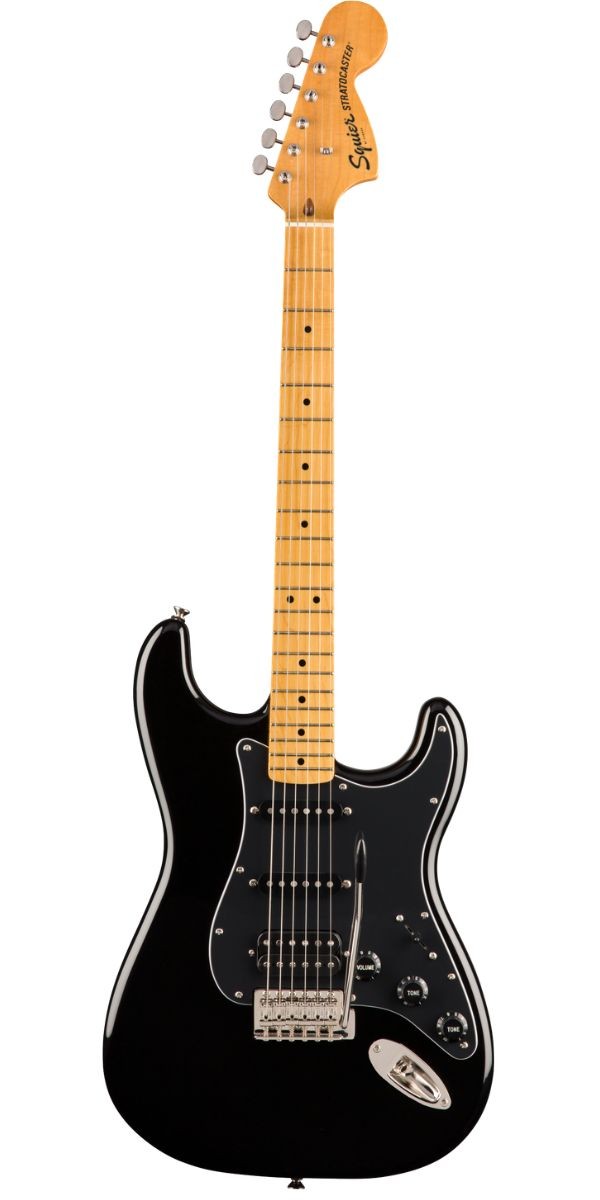 Guitarra Squier Classic Vibe ’70s Stratocaster Hss Black Maple by Fender – 0374023506 