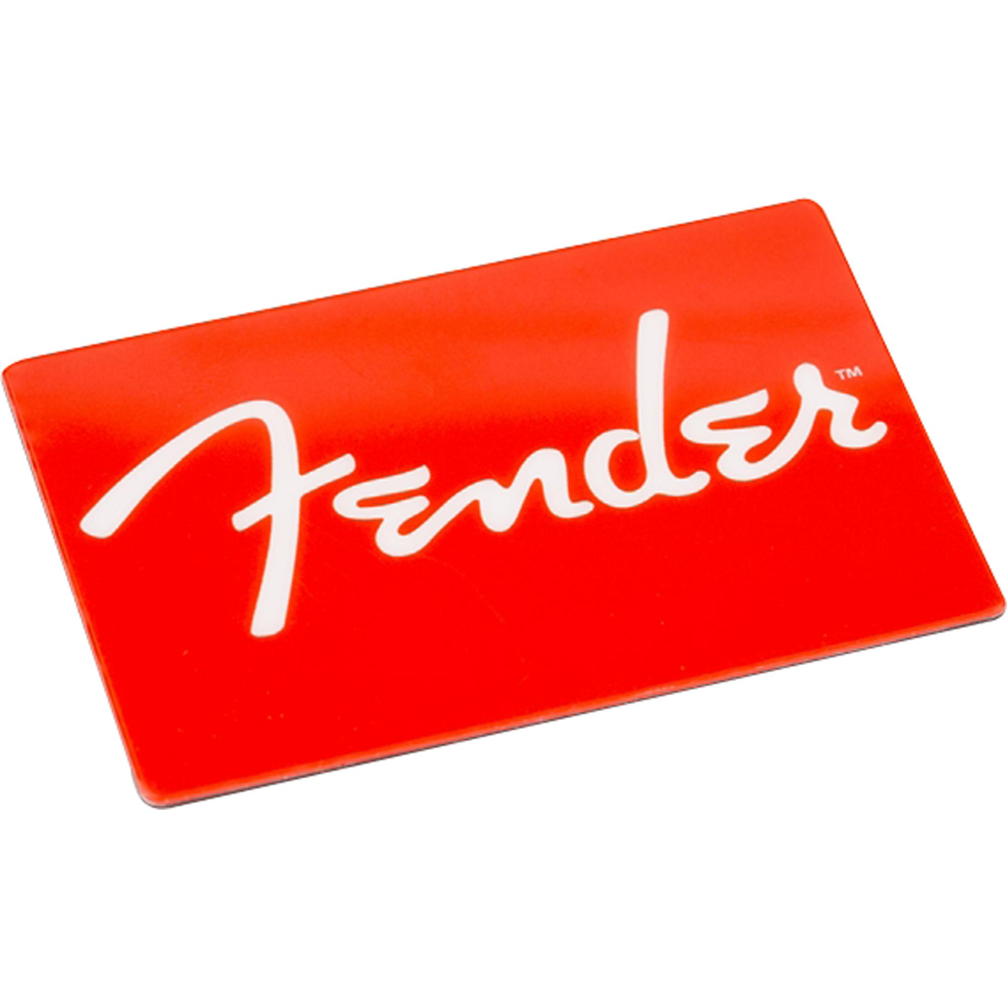 ímã Logo Clássica Vermelha Fender 