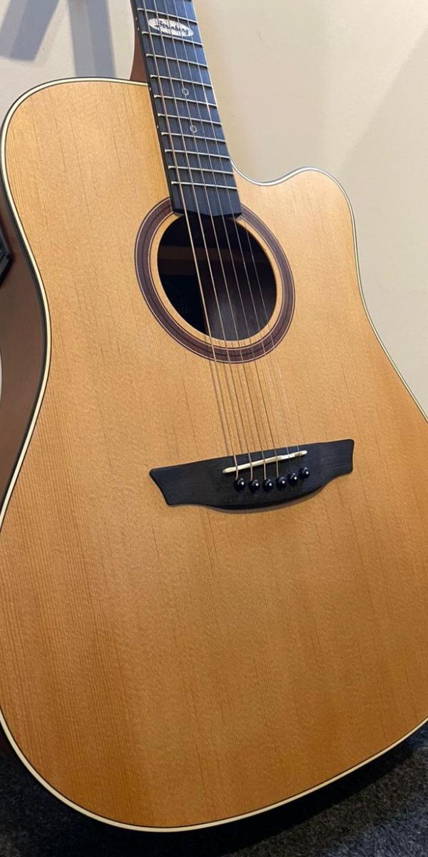 Violão Eletroacústico Strinberg Sd200c ns Black Series Folk Cutaway — Aço, Pré Se-60 e Acabamento Fosco 