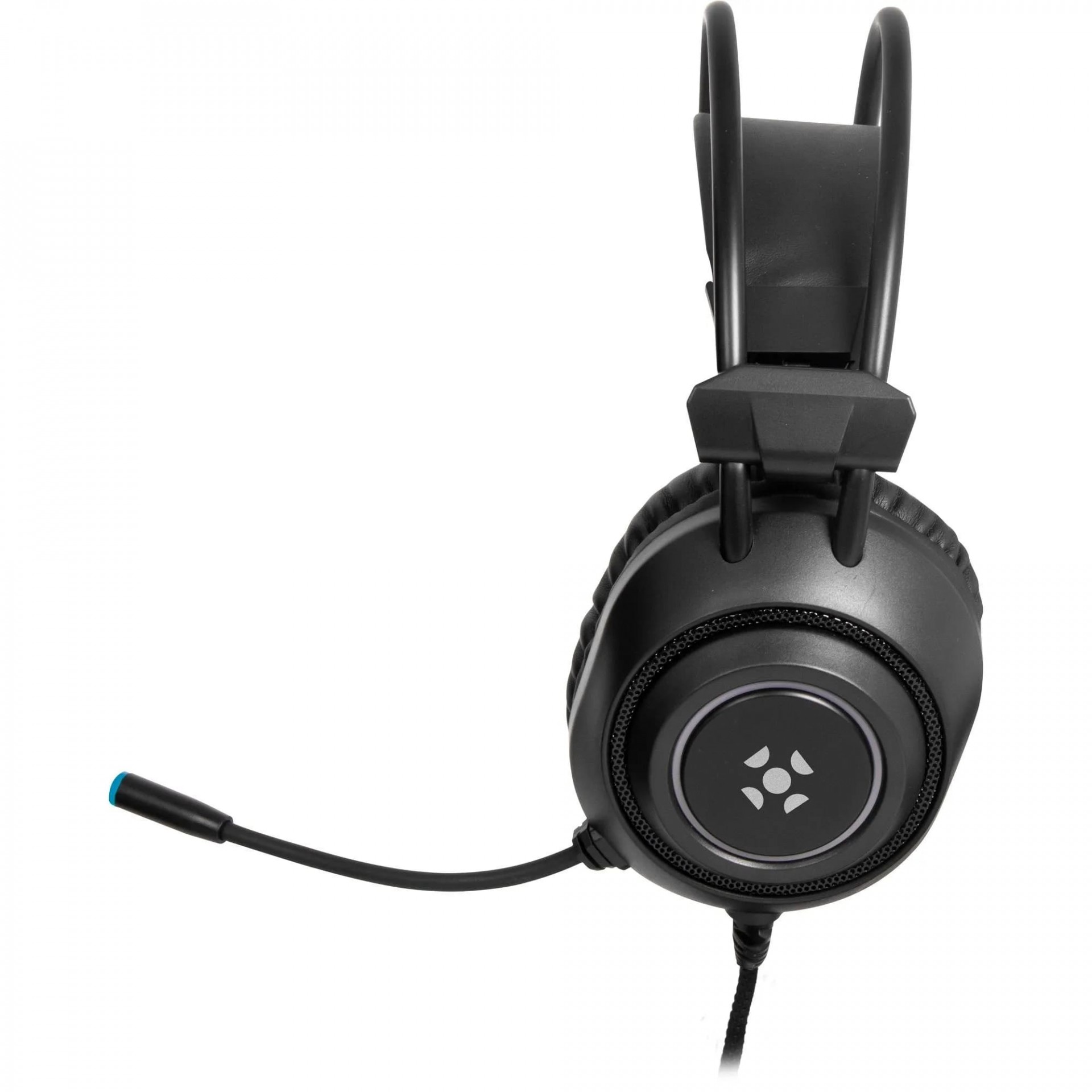 Headset Gamer Fortrek Crusader p2 + Usb Rgb Preto 